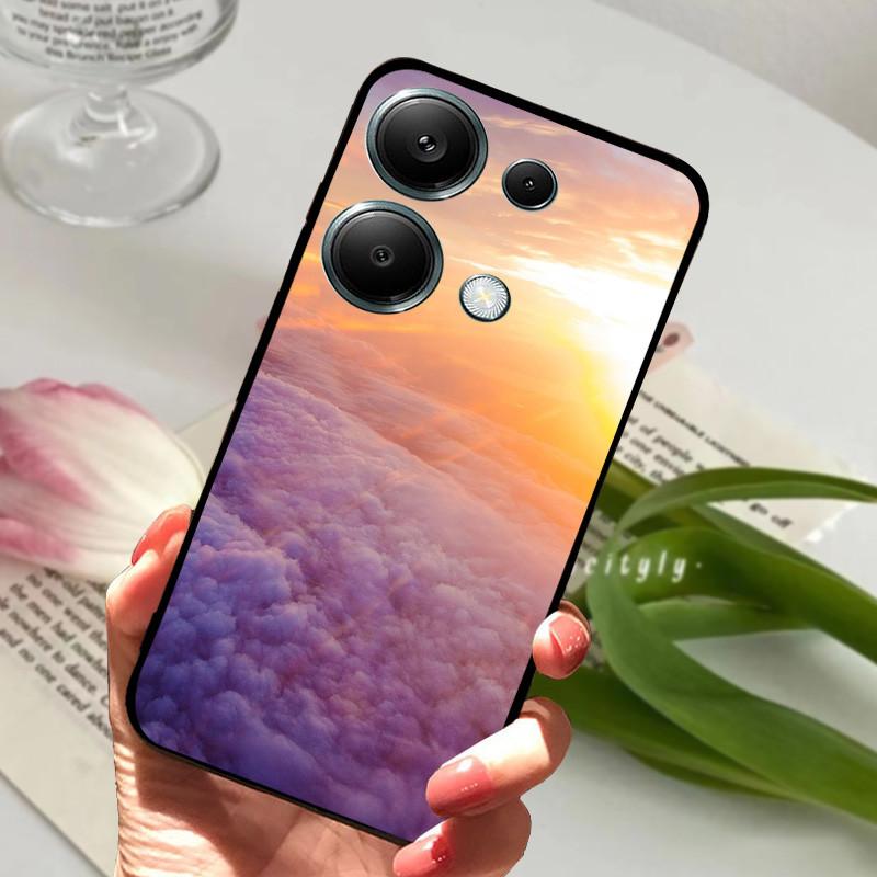 Для Xiaomi Poco M6 Pro 4G Чехол PocoM6 Pro Ударопрочный Мягкий ТПУ Силиконовый Чехол для Телефона Для Poco M6 Pro 4G Funda Capa Мультяшный Корпус
