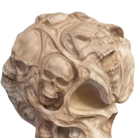 Держатель для шлема мотоцикла в форме черепа, настенное крепление, прочная смола, универсальный кронштейн для крепления шлема мотоцикла, велосипеда, спортивный шлем, вешалка, стойка для дисплея