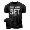 Summer Round Neck 3D Print Top Gym for Casual and Minimalist Exercise Fashionable Short Sleeved Men's T-shirts