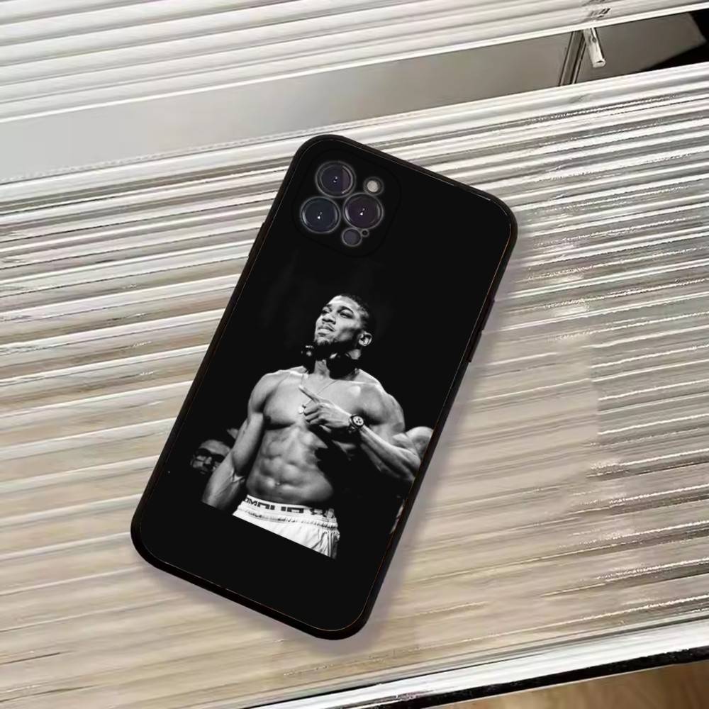 Boxer A-Anthony Joshua Phone Case For iPhone 17,16,15,14,13,12,11 Plus,Pro Max,XS,Soft Silicone Black Cover