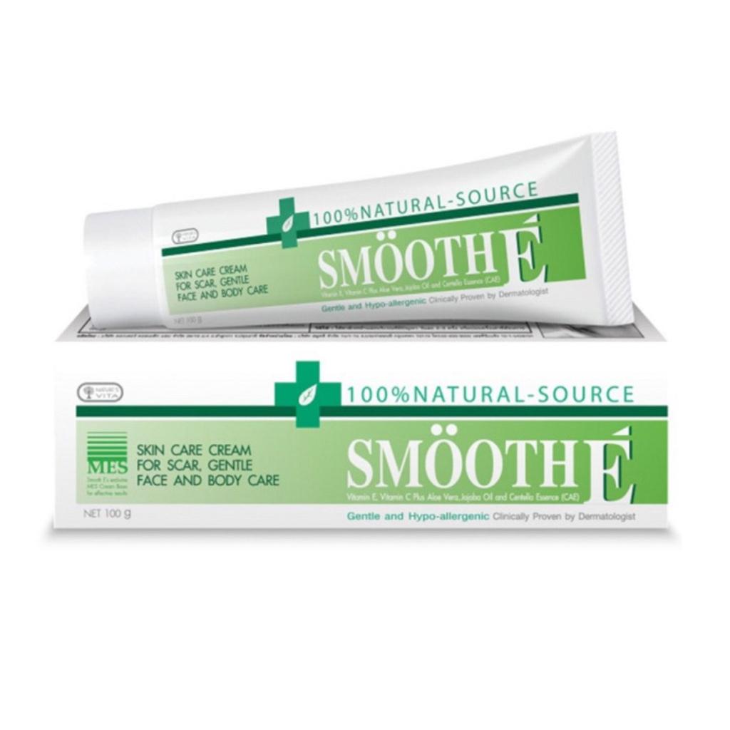 Smooth E Крем 100 г. 100% Natural Source, заживляющий шрамы и уменьшающий морщины - Тайский