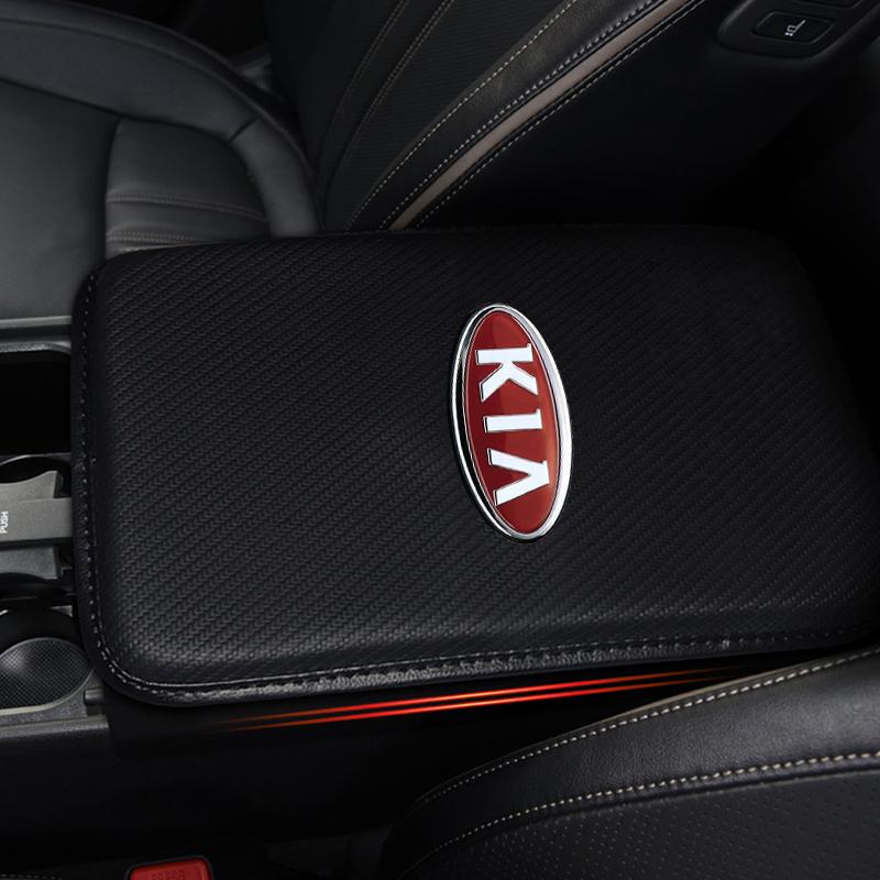 Fashion Leather Car Armrest Box Pad Car Center Console Arm Rest For Kia Cerato