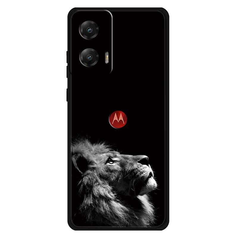 Мягкие силиконовые чехлы для телефона Для Moto G Stylus 5G 2024 Чехол Цветок Крутой Печатный Корпус Для Motorola MOTO G Stylus 5G 2023 Чехлы Кошка