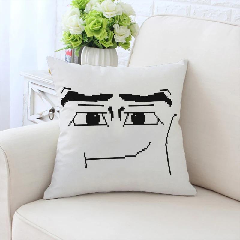 Creative Expression Pattern Pillowcase Car Ornaments Office Living Room Sofa Home Pillowcase