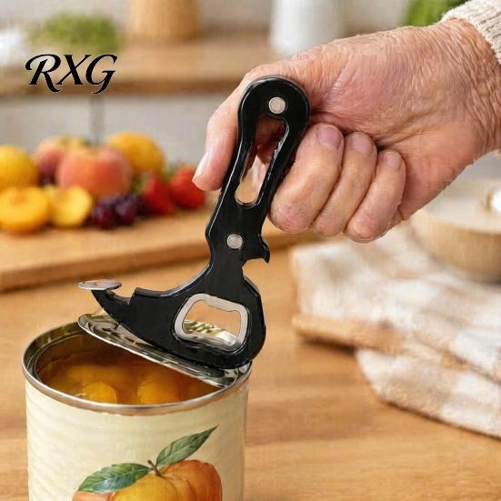 Compact Can Opening Tool Pull Tab Opener, Easy Manual Ring Removal Handheld Lifter Tool, Durable Energy Saving Kitchen Gadget, for Food Cans Safe Edge