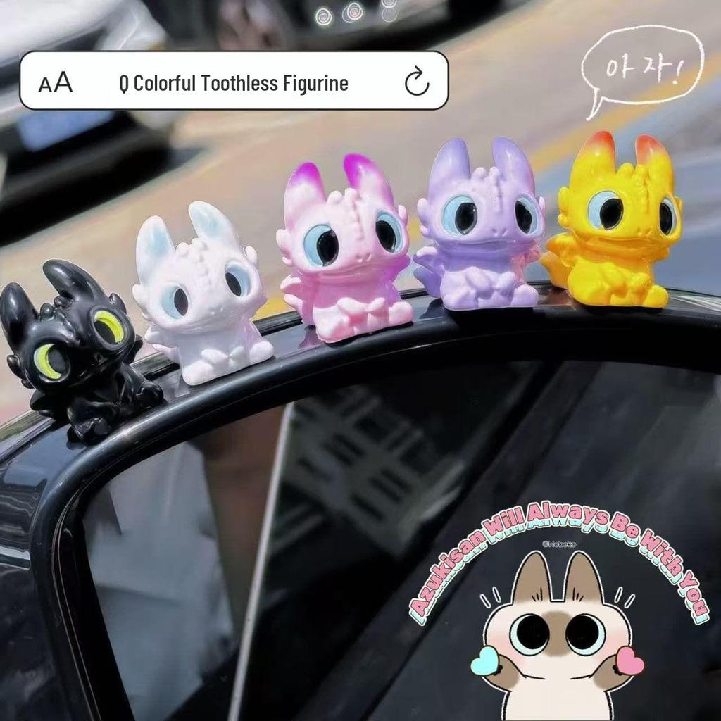 Cute Toothless & Partner DIY Car/Desk Ornaments - How to Train Your Dragon Theme