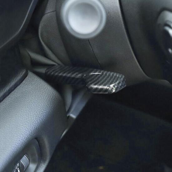 For -2024 Dodge RAM 1500 Carbon Car Steering Wheel Adjust Switch Cover Trim
