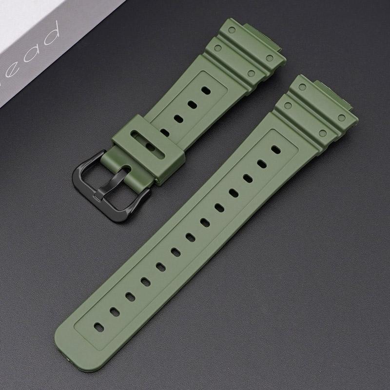 16-мм силиконовый ремешок для часов Casio G-Shock DW-6900 5600E GW-M5610 GA-2100 GD110 GLS8900, мягкий полимерный ремешок на запястье