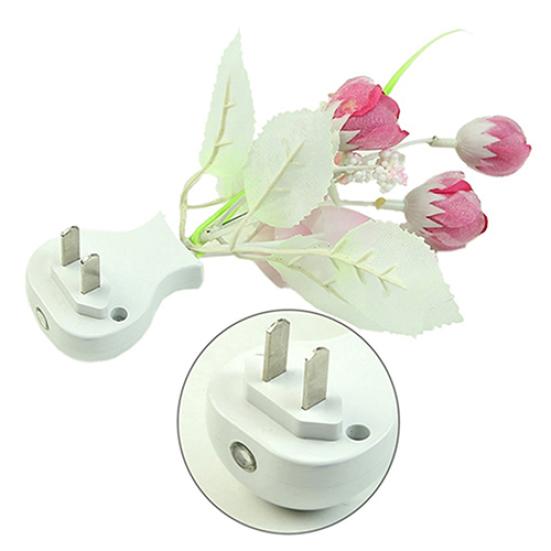 Mini Tulip Night Light Soft Romantic Sensor Baby Bed Room Lamp Home Decor