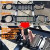 Jimny Sierra JB74 Grille Front Grille with LED Turn Signals and Daytime Running Chrome Plated Exterior Parts JB64/Jimny Lights,