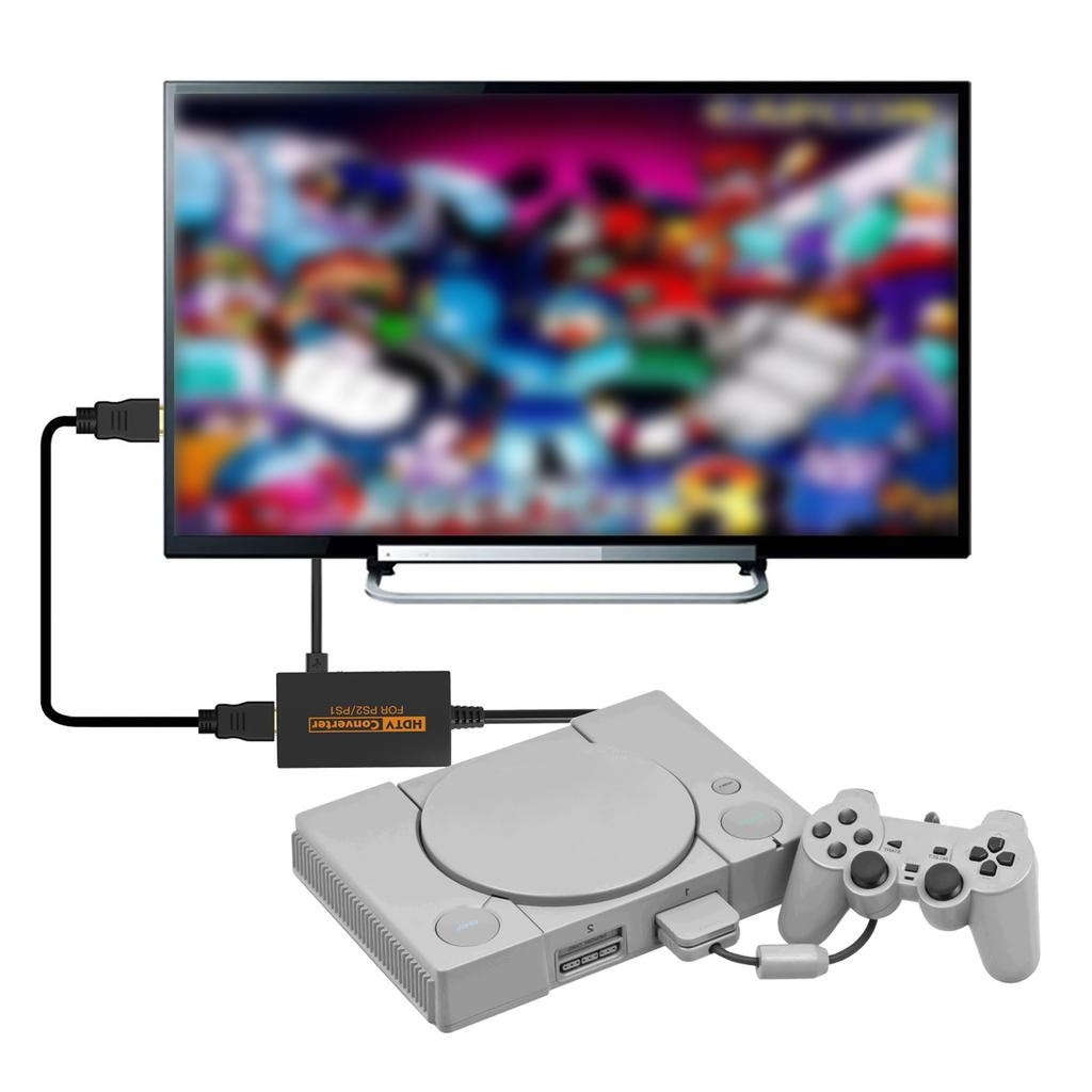 HDMI-Compatible Converter 720P 1080P Adapter for PS1/2 Retro Video Game Console Cable HDTV Connector Display Adapter