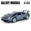 1:32 Murcielago LP670-4 SV Alloy Muscle Car Model Sound and Light Children's Toy Collectibles Birthday Gift