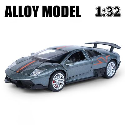 1:32 Murcielago LP670-4 SV Alloy Muscle Car Модель Звук и Свет Детская Игрушка Коллекционные Подарок На День Рождения