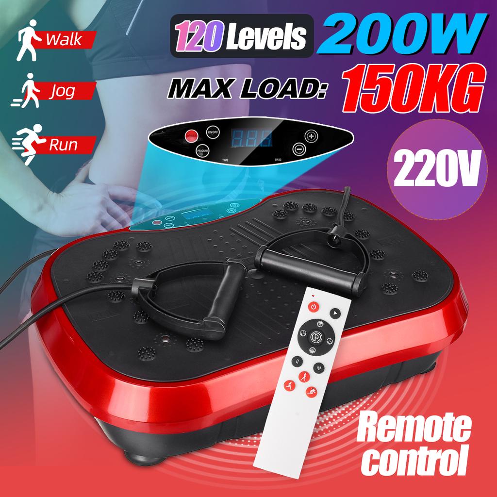 220 В/110 В 150 кг/330 фунтов упражнения для фитнеса тонкий вибрационный тренажер для тела тренировочная пластина Platformody Shaper упражнения для фитнеса