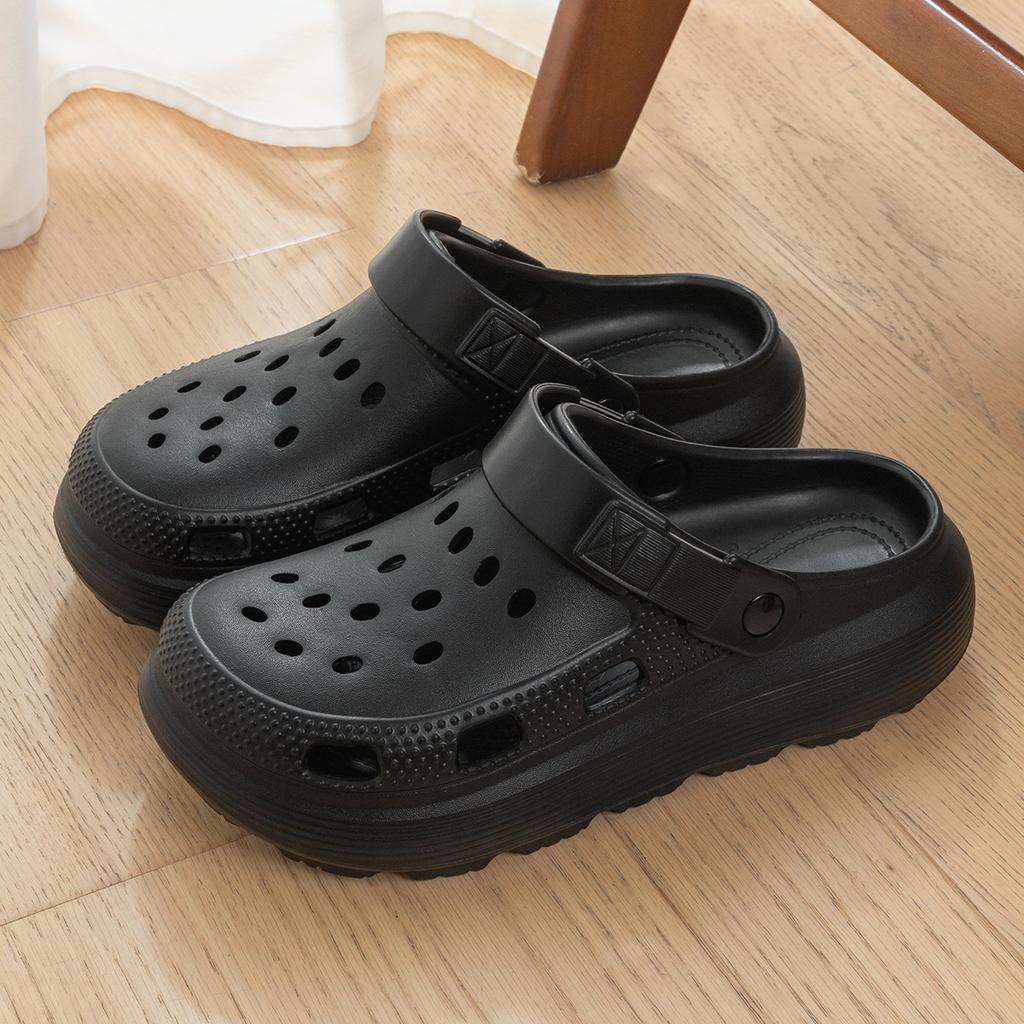 Platform Women Clogs Shoes Summer Beach Thick Bottom Sandals Fashion Comfortable Clogs Indoor Outdoor Men Hole Shoes