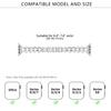 KALEBOL For Apple Watch Series 11 10 42mm/9 8 7 41mm/SE3 SE2 SE 6 5 4 40mm/3 2 1 38mm Watch Band Zinc Alloy Strap V-Shape