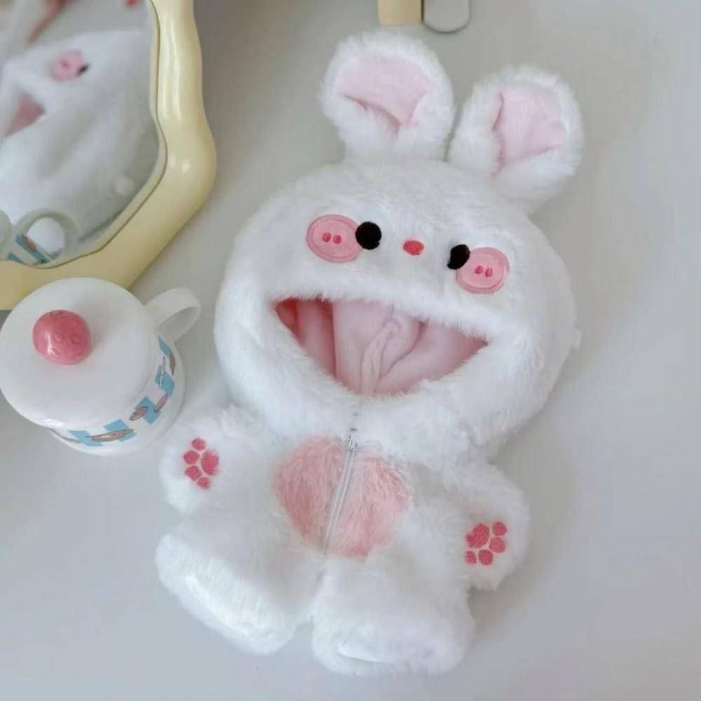 Fox Bunny Baby Clothes 20cm Doll Clothing Cute Outfit Animal Onesie  Doll Costume