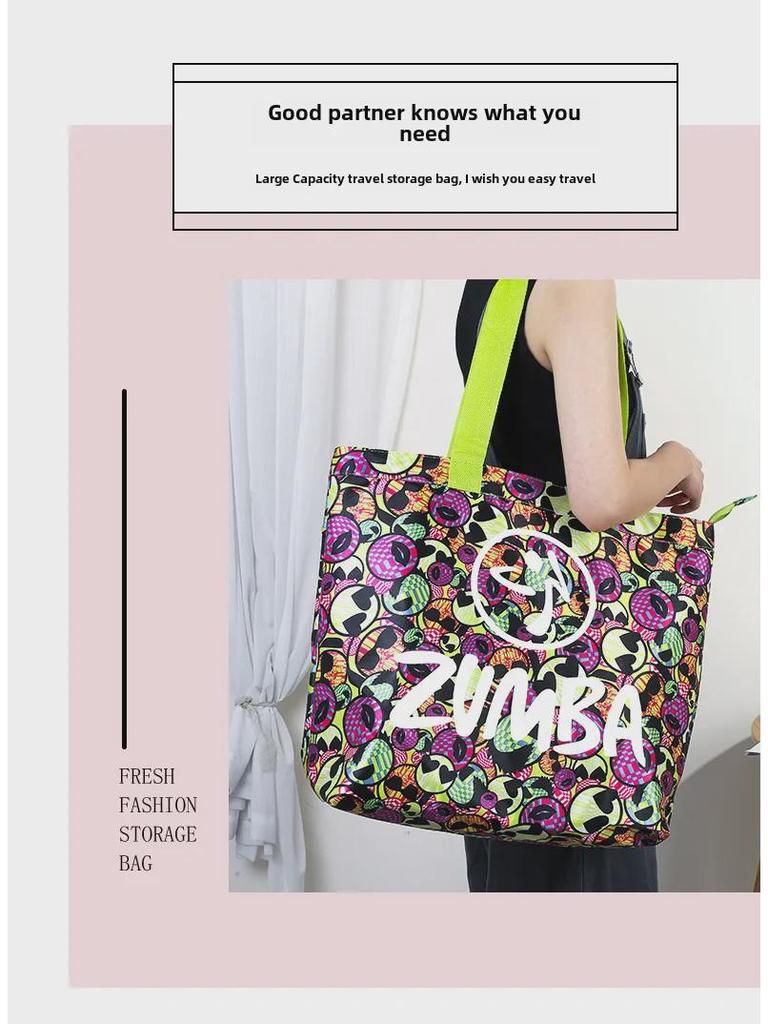 Большая водонепроницаемая портативная сумка для зумбы для мужчин и женщин — идеально подходит для путешествий, занятий спортом, фитнеса, йоги и танцев. Хранение необходимых вещей