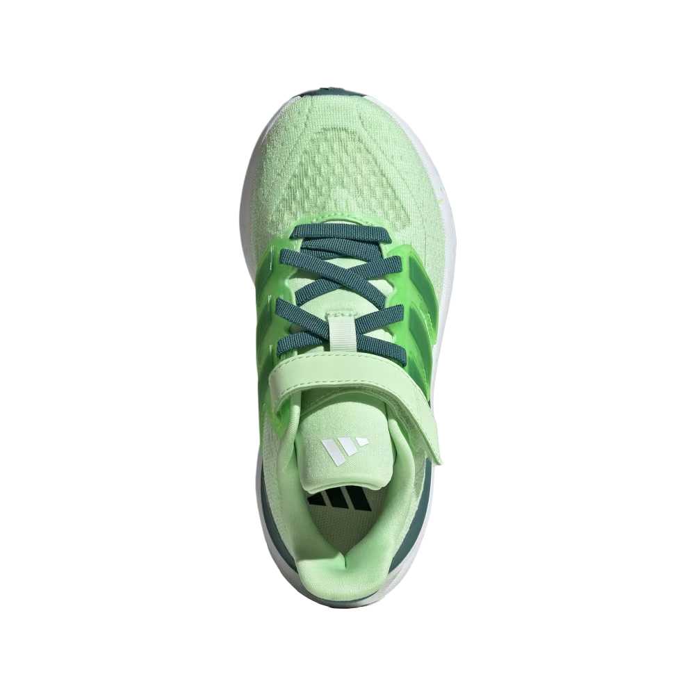adidas Детские кроссовки для бега Ultrarun 5, легкие, удобные, повседневные, мягкие, низкие, детские кроссовки, зеленый, белый, JQ3069