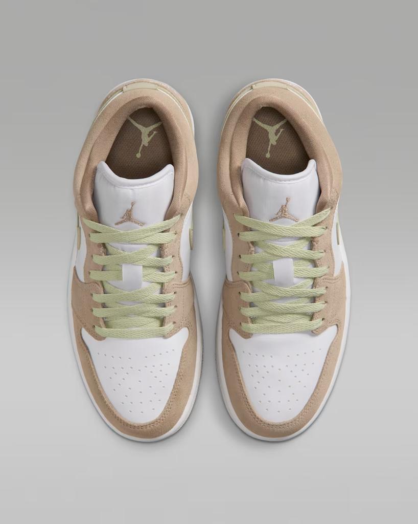 DC0774-204 Nike Air Jordan 1 Low Хаки/Оливковый Аура (Женский)