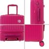 Set of 3 FUSCHIA SHAULA Suitcases