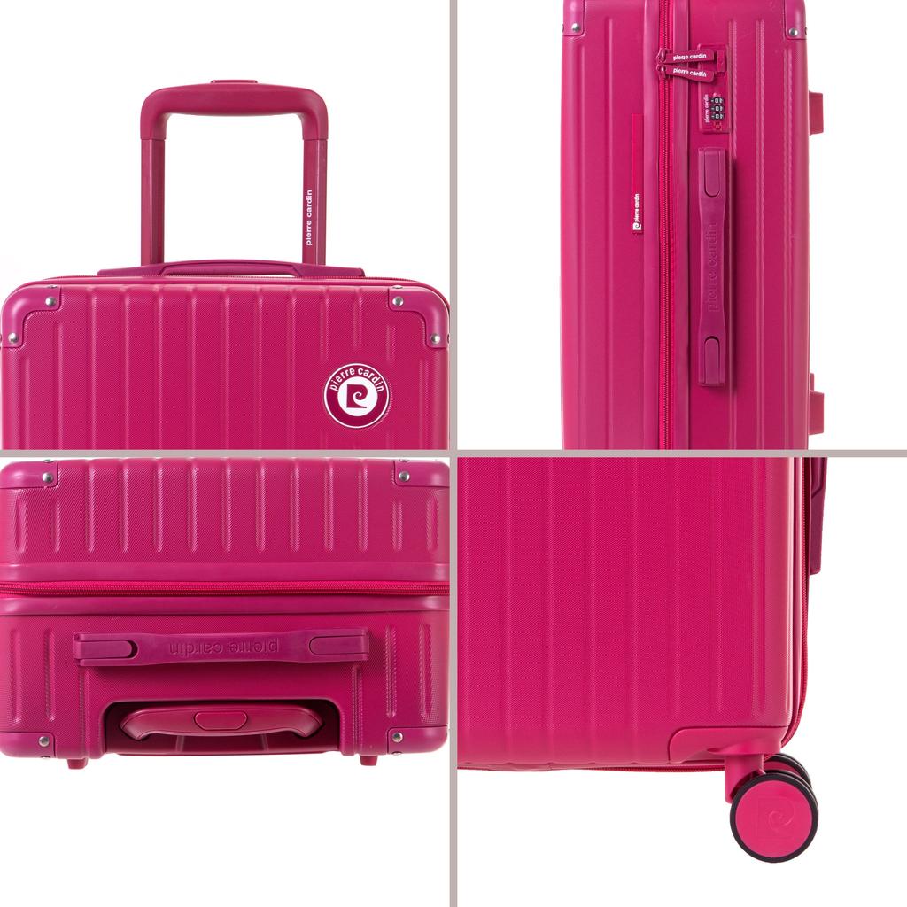 Set of 3 FUSCHIA SHAULA Suitcases