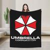 Umbrella Corporation Вязаные одеяла Жители Зла Фланелевые пледы Летний кондиционер Портативный Мягкий теплый Постельное белье