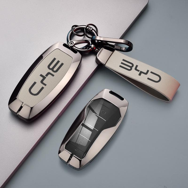 Чехол для автомобильного ключа BYD: Совместимо с Qin PLUS, Tang, Seagull, Seal, Dolphin, Song Plus, Han EV, Yuan и Frigate.
