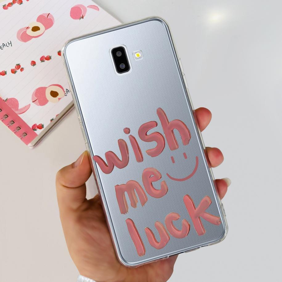 Чехол для Samsung J6 Plus J6 2018 J600F J610F Чехол Роскошный Мраморный Бабочка Прозрачный Мягкие Чехлы Для Samsung Galaxy J 6 J6+ 2018 Capa