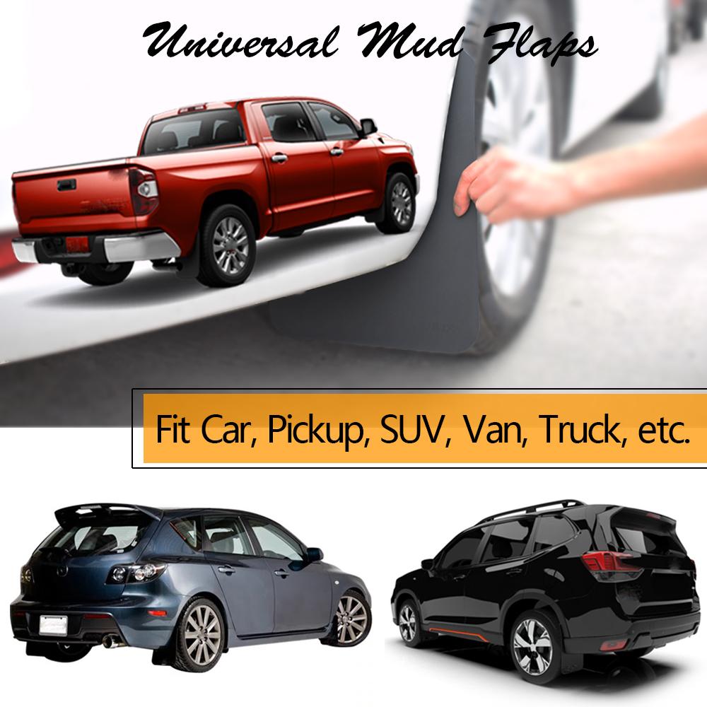 2 шт., спортивные раллийные универсальные передние и задние брызговики для автомобиля, пикапа, внедорожника, грузовика, брызговики, брызговики, грязные ловушки, расширители крыльев