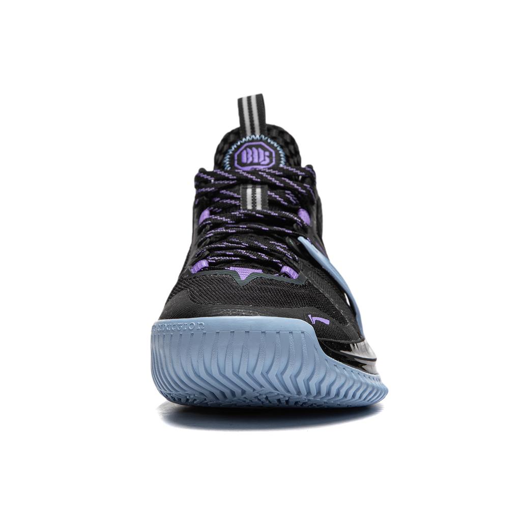 Li Ning Storm 2024 Амортизирующие Дышащие Легкие Упругие Низкие Баскетбольные Кроссовки Мужские Черные ABFU017-1