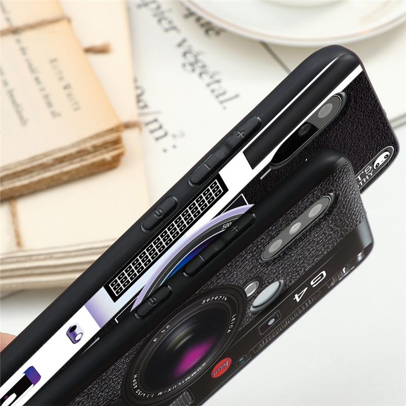 3D Camera Emboss TPU Case For Xiaomi Redmi Note 8T 8 9 Pro 9S 6 7 5 7A 8A Mi Note 10 A3 A1 A2 8 9 Lite SE 9T CC9 CC9e Case Cover