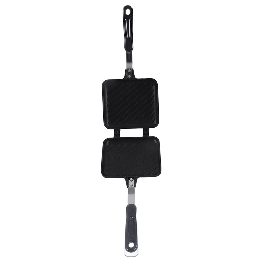 Сковорода для сэндвичей Завтрак Двусторонняя сковорода Плоское дно Антипригарное покрытие Сковорода для сэндвичей Панини