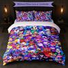 Brawl Stars Print 3Pcs Duvet Cover Set 1 Duvet Cover and 2 Pillowcases Soft Bed Linen For Household Bedroom