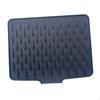 Silicone Dish Drying Mat Drain Pad Protector Easy To Clean Refrigerator Under Sink for Kitchen
