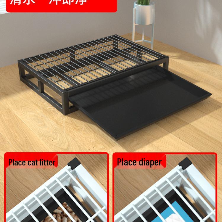 Large Anti-Splash Dog Toilet with Pull-out Drawer for Easy Cleaning