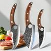 Набор из 3 кухонных ножей Топор для мяса Набор шеф-ножей Для рубки и нарезки и разделки на кости Японский нож Прочный Мясницкий нож