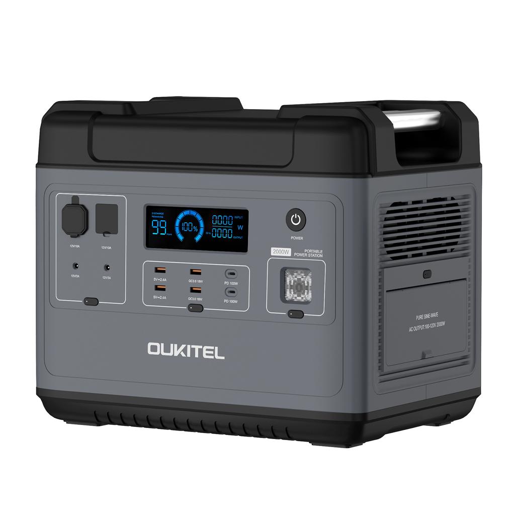 Dropshipping Solar Outdoor Emergency Power Supply Portable Energy Storage 2000W Mobile Lifepo4 Generator Portable Power Station