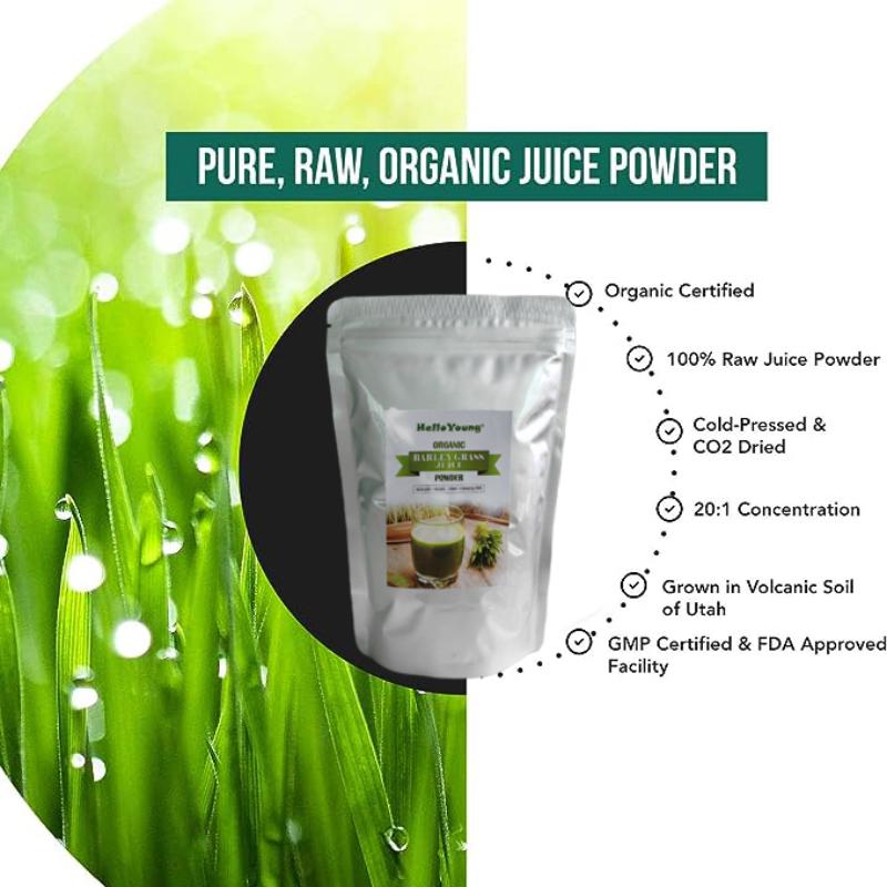 Импортный несладкий органический порошок травы ячменя премиум-класса, 250 г, без ГМО, мелко измельченные цельные сушеные молодые листья, чистые, кошерные