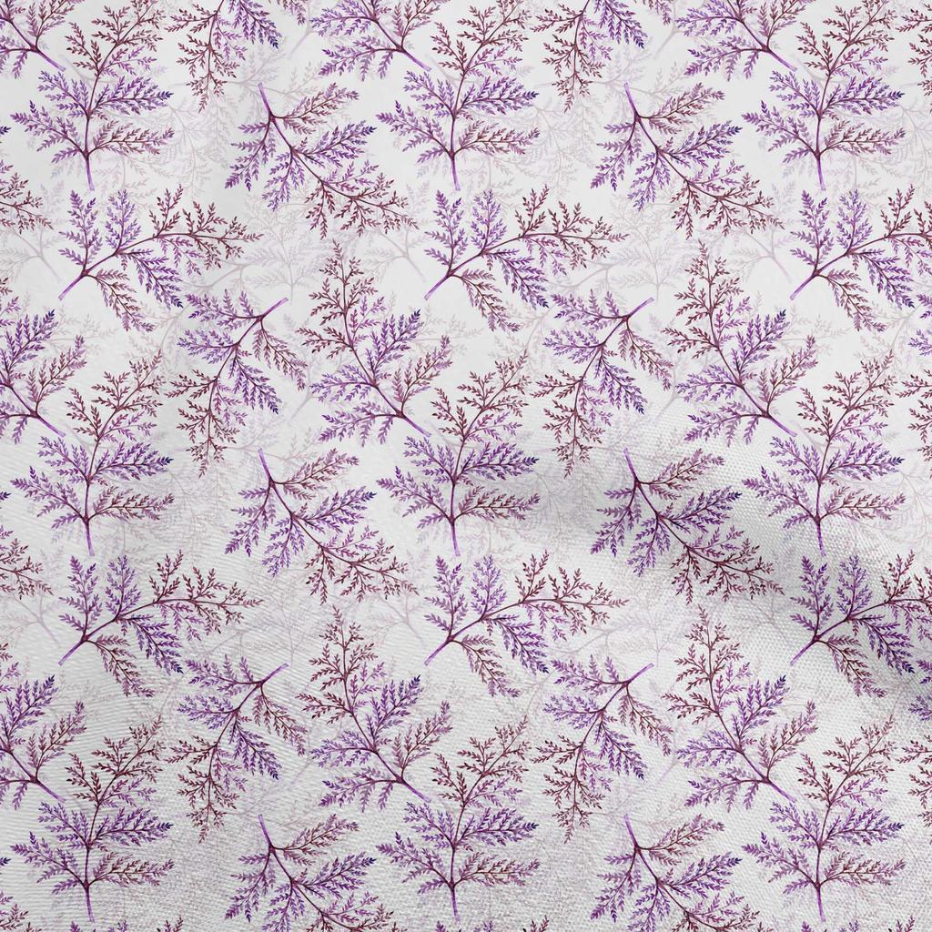 oneOone Ткань Cotton Flex Dark Magenta Leaf Швейные проекты для творчества Ткани с принтами по ярдам 40 дюймов