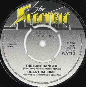 7inch Record QUANTUM JUMP The Lone Ranger WATT2 The Electric Re 1976 UK Pop Used
