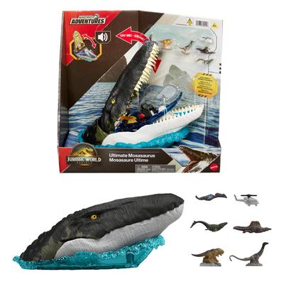 Mattel Мир Юрского Периода Делюкс Набор Головы Мозазавра Фигурка Динозавра для Детей Возраст 4+ Мульти JGB60