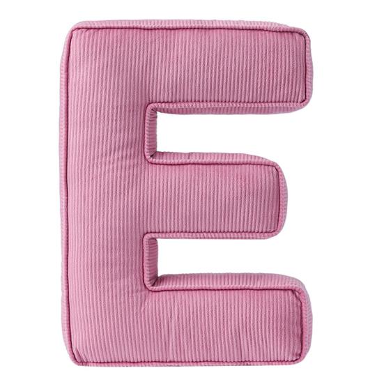 Розовая вельветовая подушка-буква от A до Z, английский алфавит, декоративная подушка для дивана, спальни, гостиной