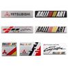 Mitsubishi New ASX Lancer Lingshuai RALLI ART Metal Nameplate Aluminum Sticker