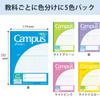 KOKUYO Notebook Campus Notebook Purpose B5 5mm Grid 5 Books No-30S10-5X5