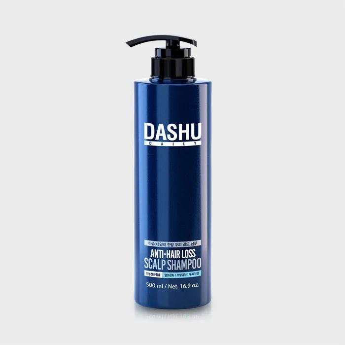 DASHU Daily Protein Herbal Scalp Gold Shampoo EX 500 мл