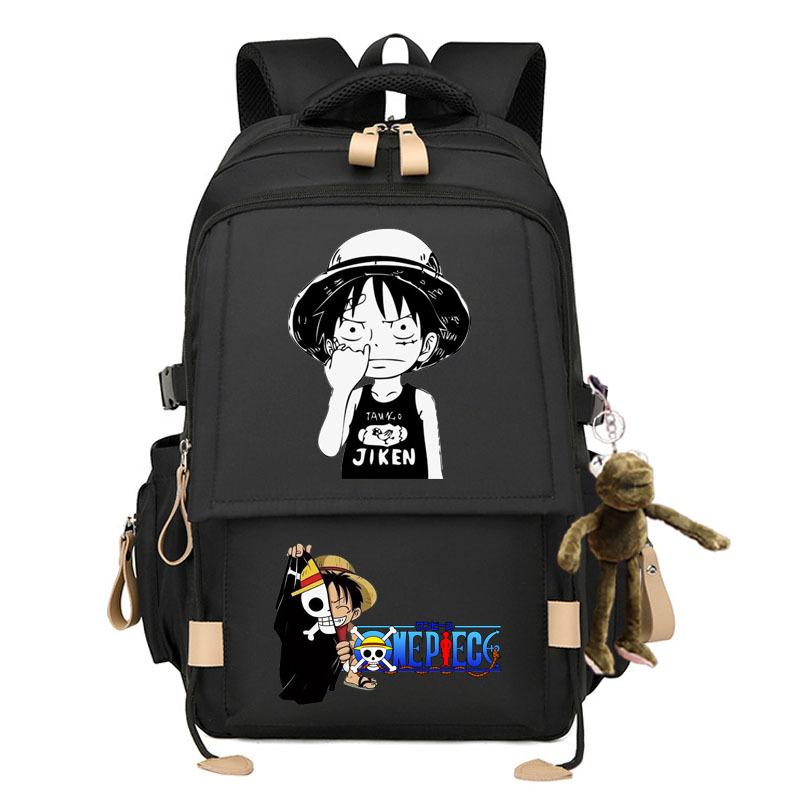 One Piece themed large-capacity stylish backpack for students. 7529 KTB