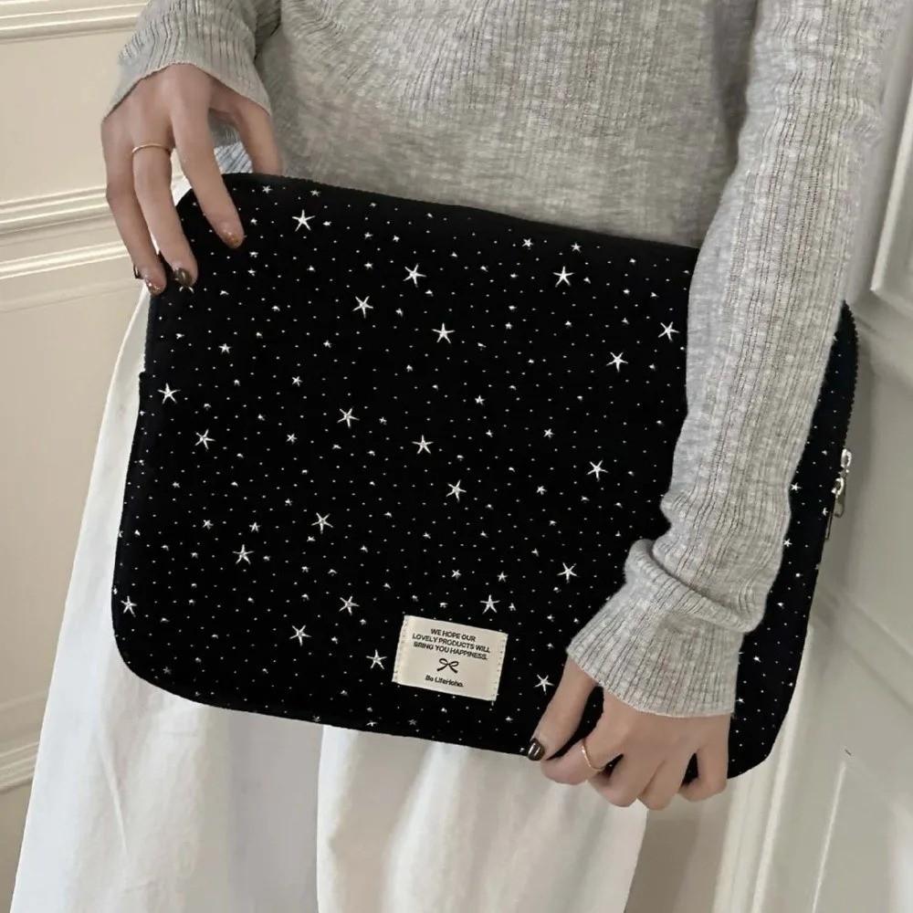 Portable Tablet Pouch Starry Sky Design Laptop Case Korean Style Computer Bag
