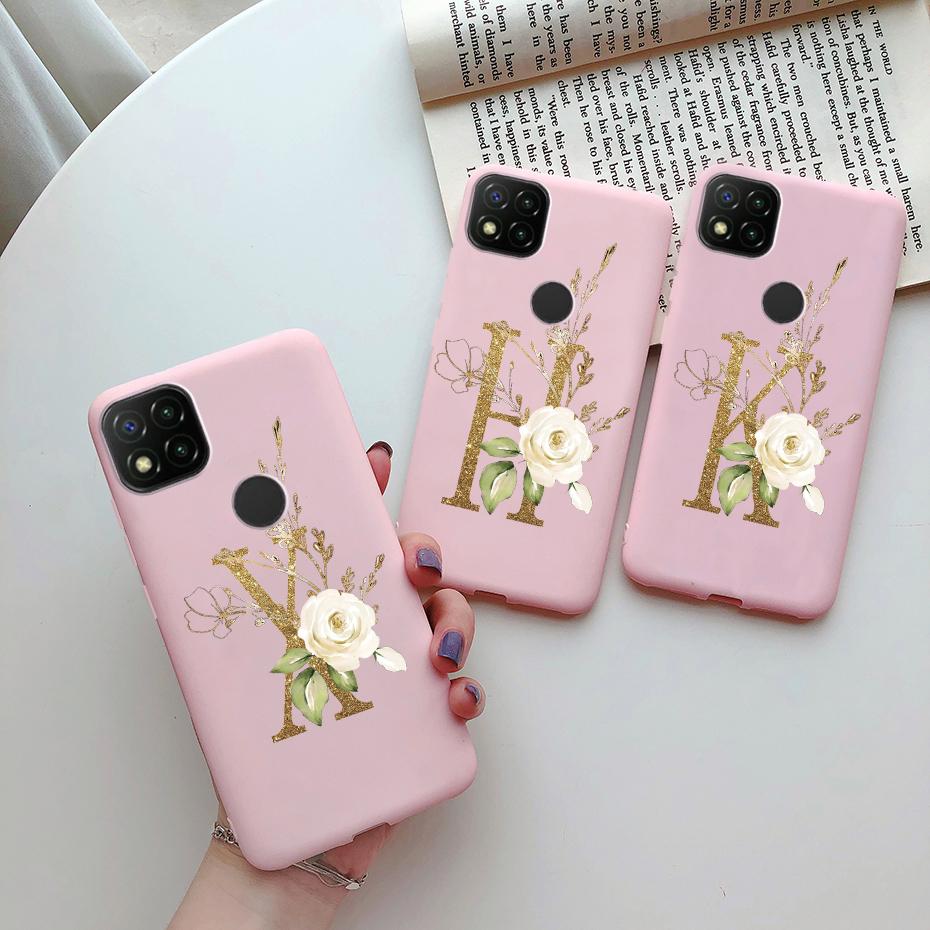 Чехол для xiaomi redmi 9C NFC, мягкий милый чехол с буквами, задняя крышка для xiaomi redmi 9C 9 C C9 Redmi9C, чехол для телефона NFC 6,53 дюйма, чехлы