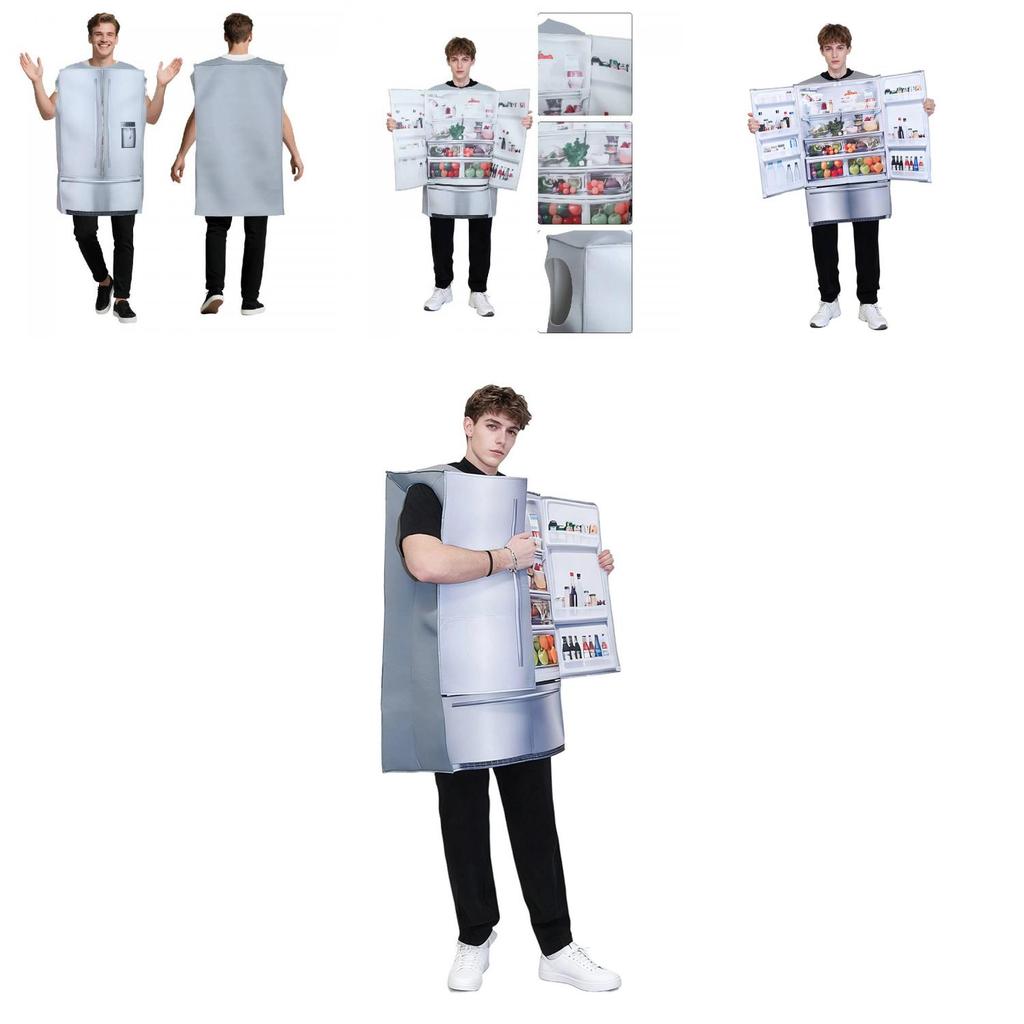 Halloween Costume Refrigerator Cosplay Suit For Adults Party And Bar Fun Creators